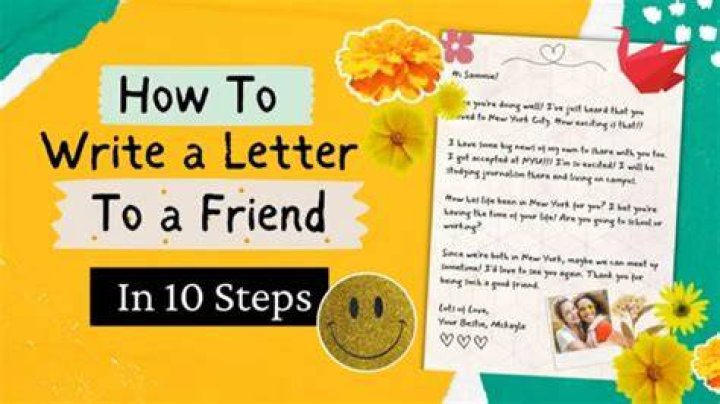 How do you write a letter to a dear friend?