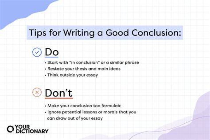 How do you write a valid conclusion?