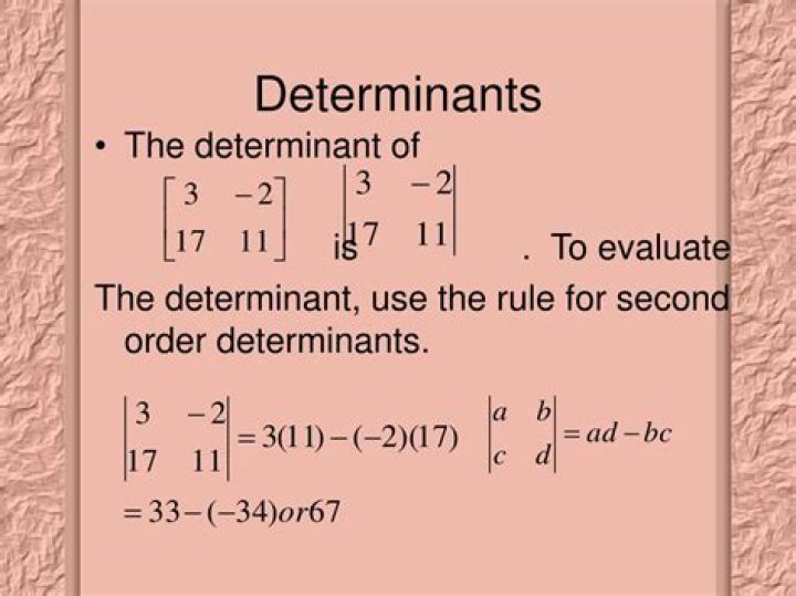 How do you write determinants in Word?