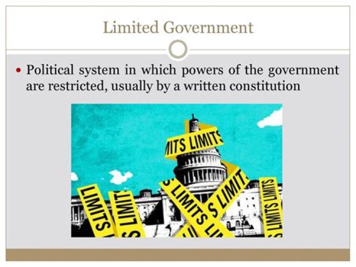 How is the power of government restricted?