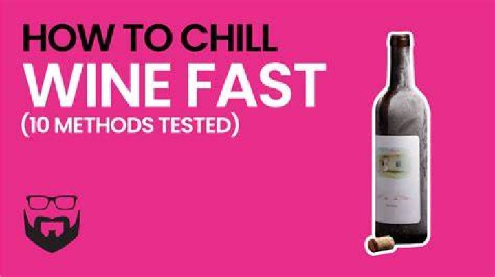 How long does it take wine to chill in freezer?