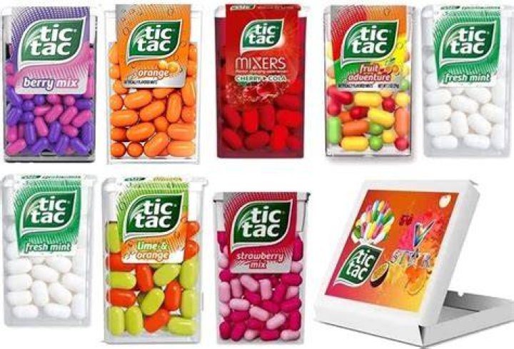 How many mints are in a Tic Tac box?