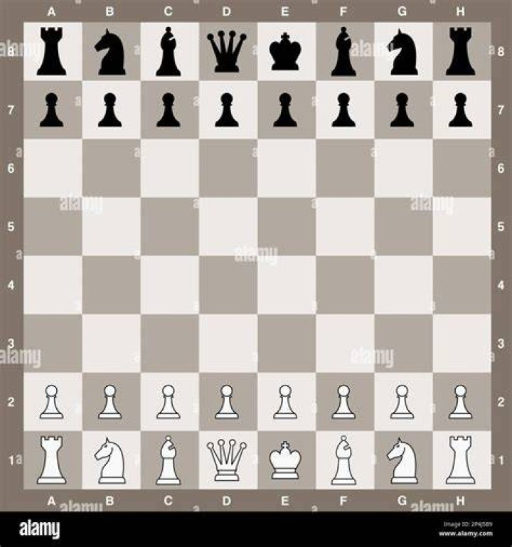 How many pieces are on a chess board at the beginning?