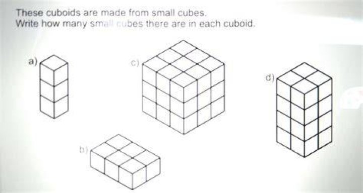 How many small cubes are used to form the larger cube?