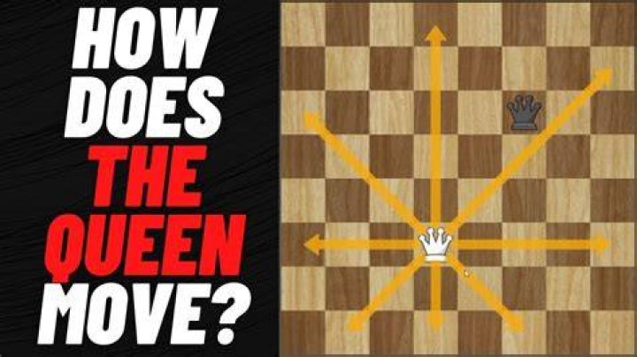 How many spaces can the queen move?