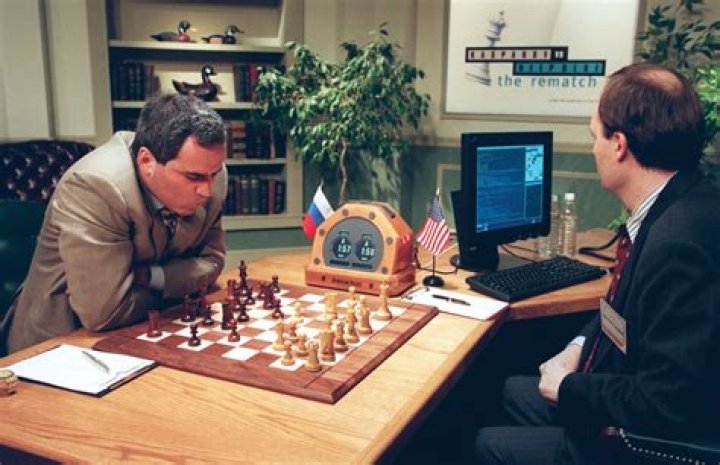 How many times did Kasparov play Deep Blue?