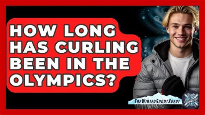 How many times has curling been in the Olympics?