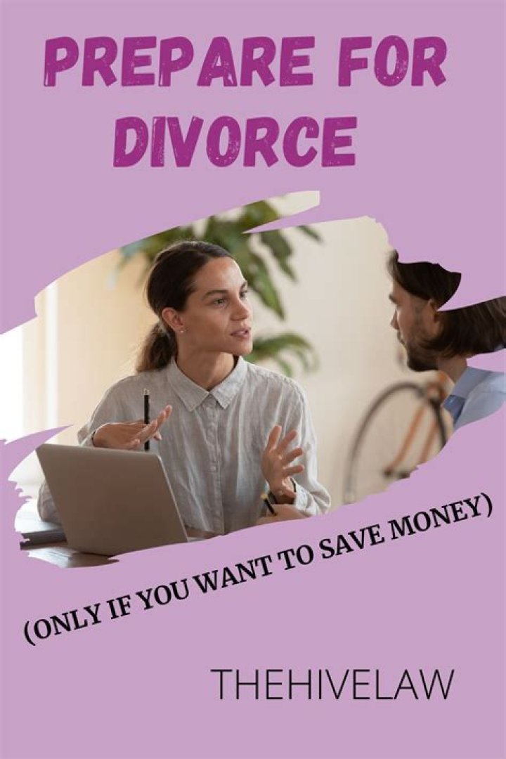 How should a woman prepare for divorce?