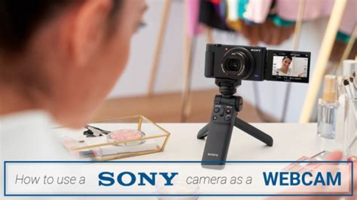 【How-to】Can i use sony camera as webcam
