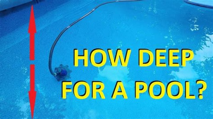 【How-to】Can you make a deep swimming pool more shallow