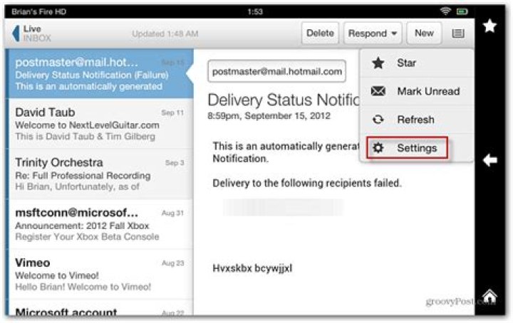 【How-to】Delete kindle fire email account