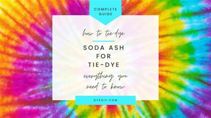 【How-to】Do you need soda ash for tie dye