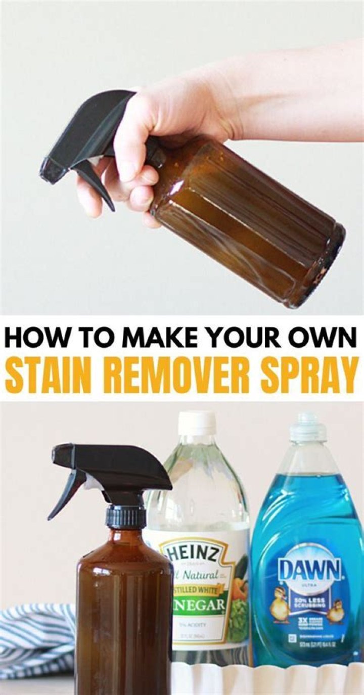 【How-to】How do you make your own stain remover