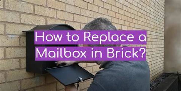 【How-to】How do you replace a mailbox in a brick enclosure
