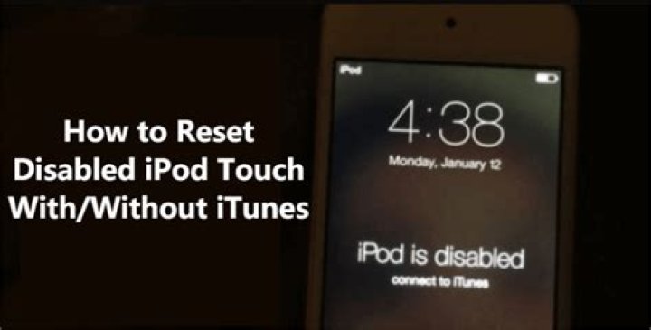【How-to】How do you reset an ipod touch that has been disabled for a long time