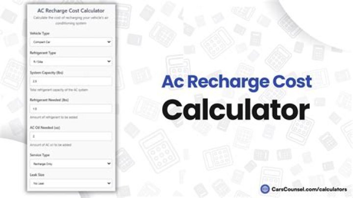 【How-to】How much does an ac recharge cost