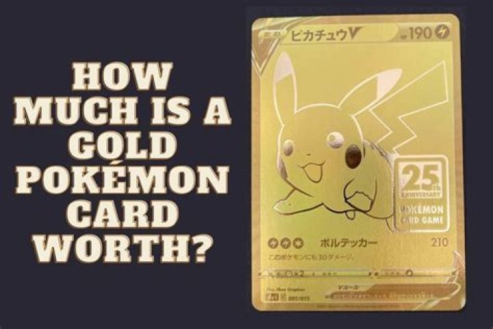 【How-to】How much is a 23 karat gold pokemon card worth