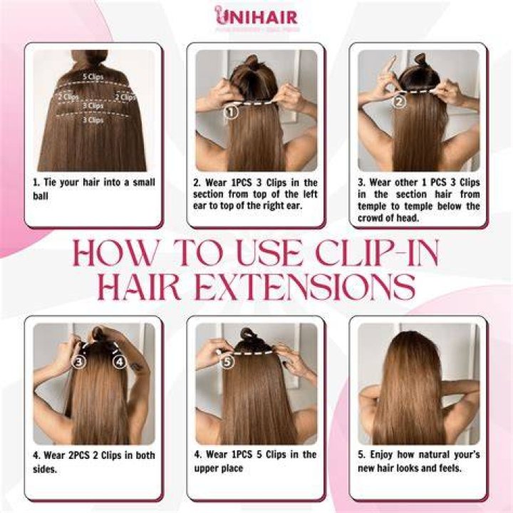 【How-to】How to apply clip in hair extensions