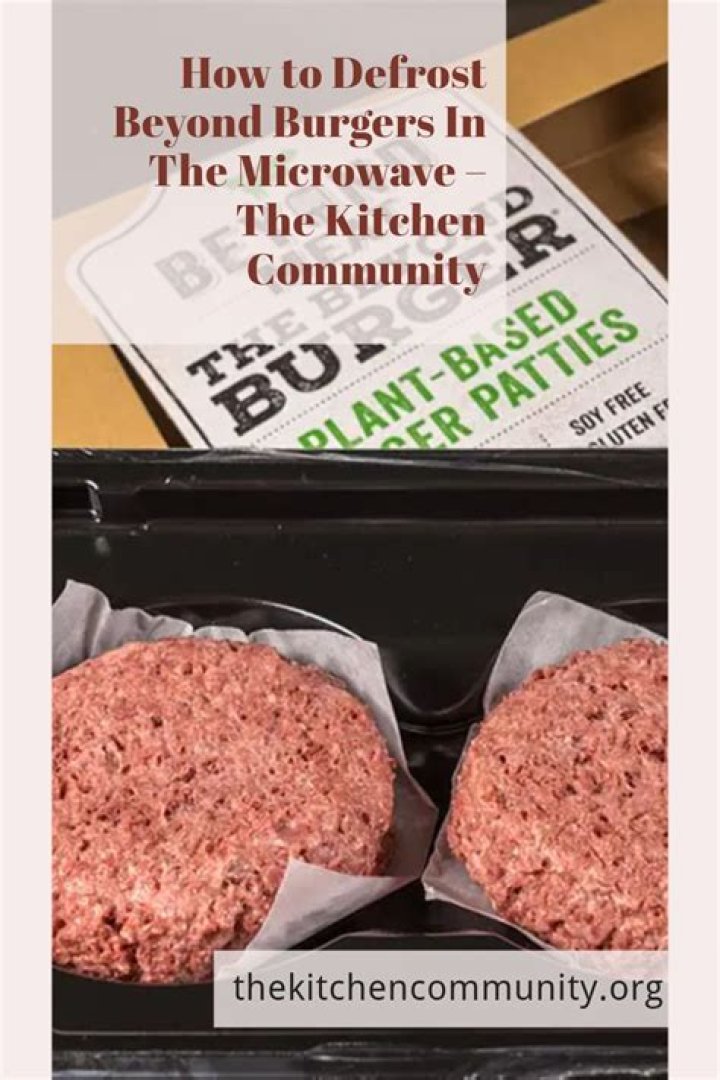 【How-to】How to Defrost Burgers - Howto.org