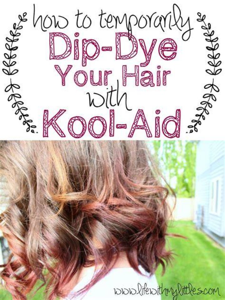 【How-to】How to dye your hair with kool aid