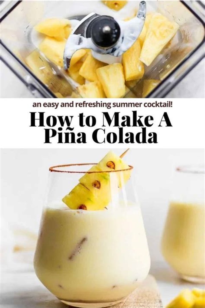 【How-to】How to Make a Piña Colada
