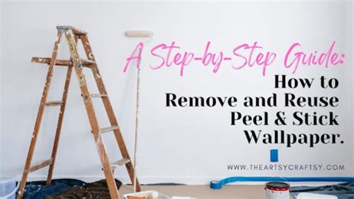 【How-to】How to remove peel and stick wallpaper