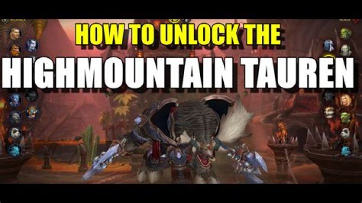 【How-to】How to unlock highmountain tauren