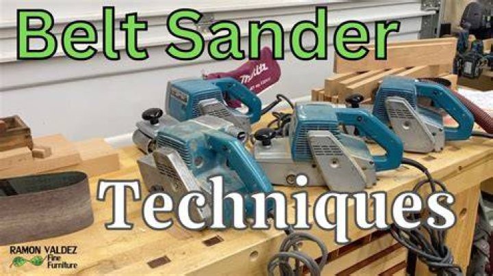 【How-to】How to Use a Belt Sander