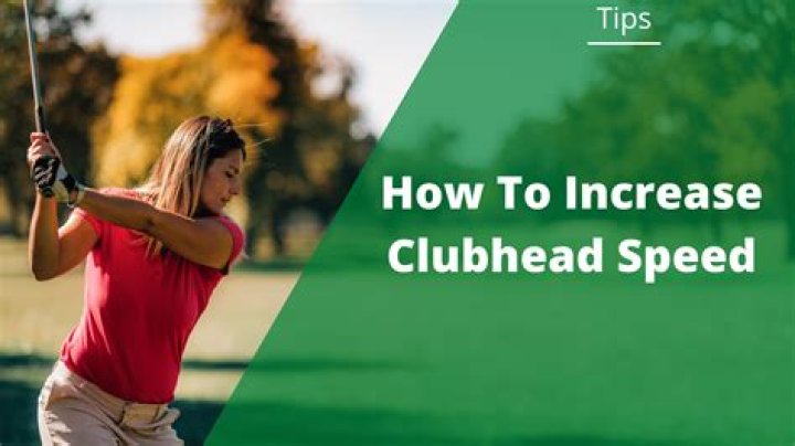 How to Increase club Head Speed: Improve Skills