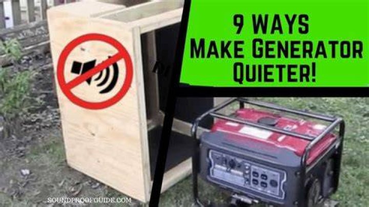How to Make a Generator Quiet: Noisy Generator
