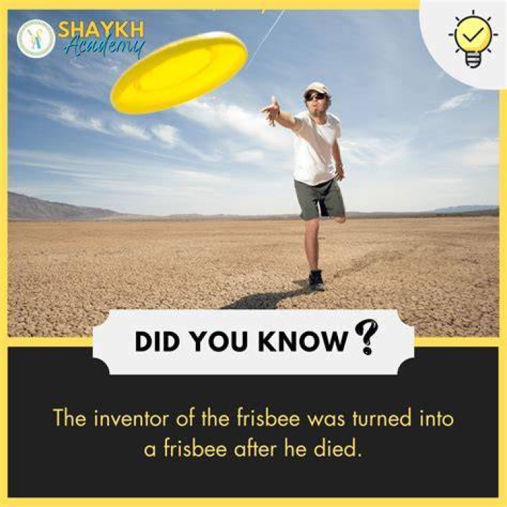 【How-to】Was the inventor of the frisbee turned into a frisbee
