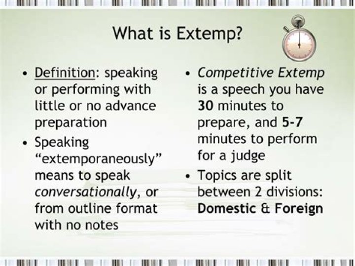 【How-to】What does extemporaneous mean - Howto.org