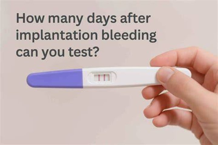 Is 3 days after implantation too early to test?