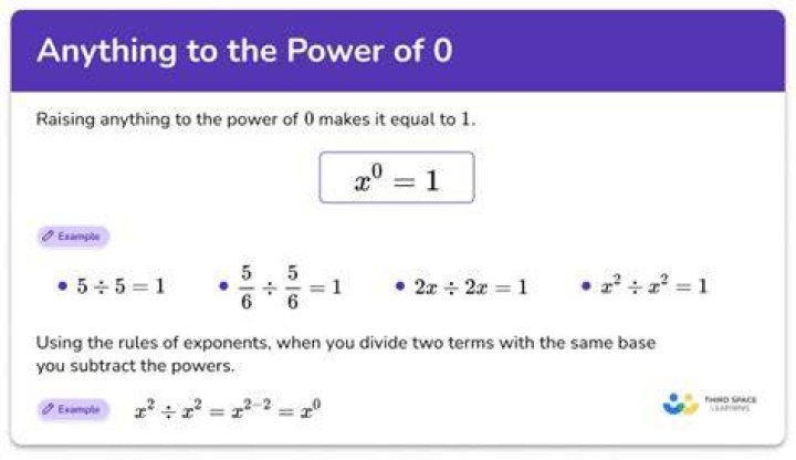 Is anything to the power of 1 itself?