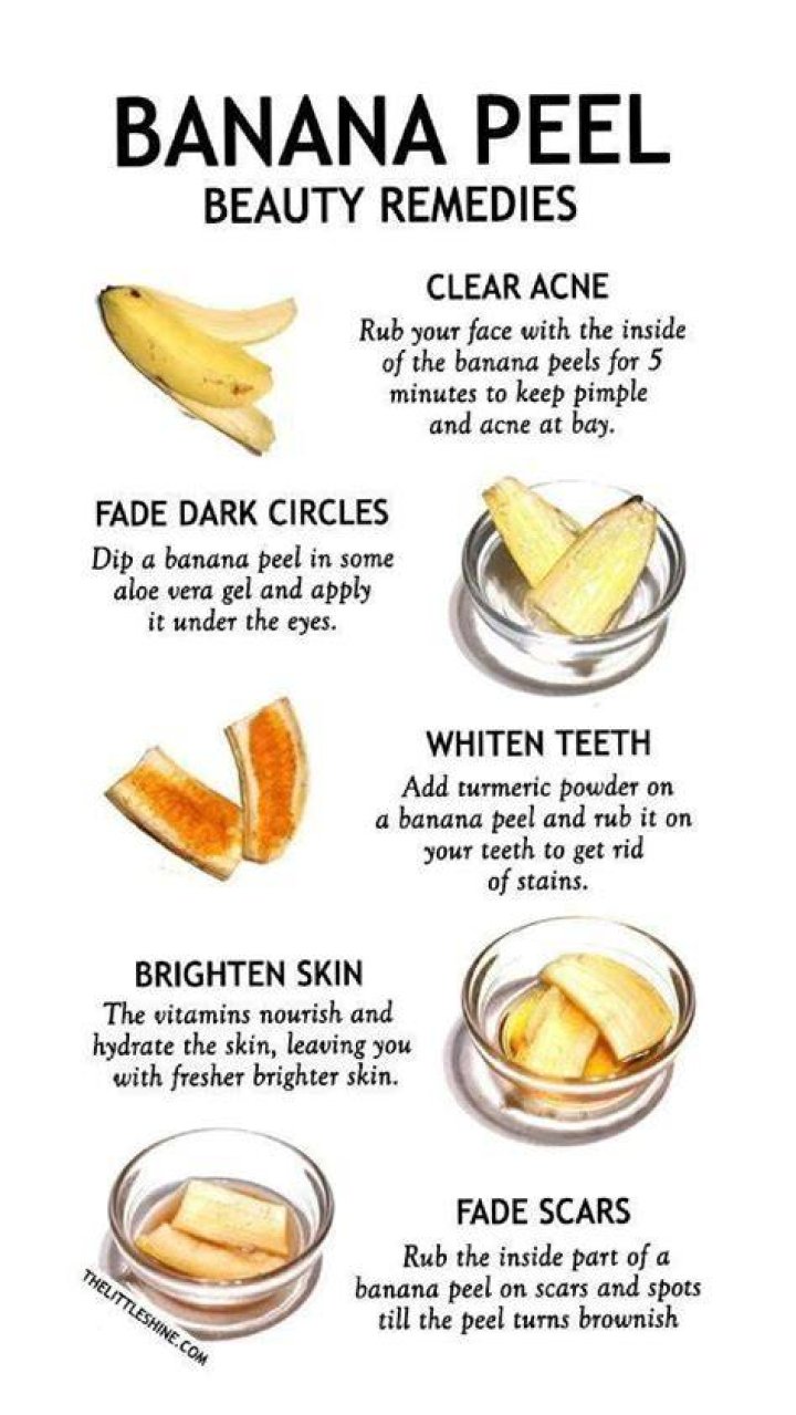 Is banana peel good for lips?