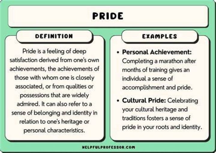 Is pride a strength?