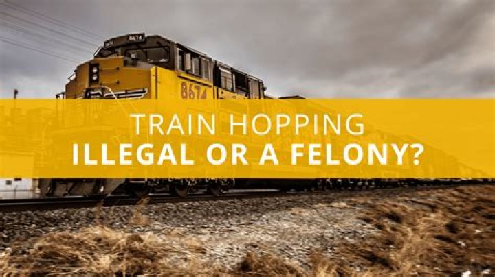 Is train hopping illegal in the US?