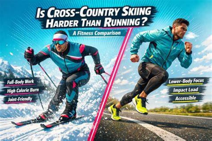 Is XC skiing faster than running?