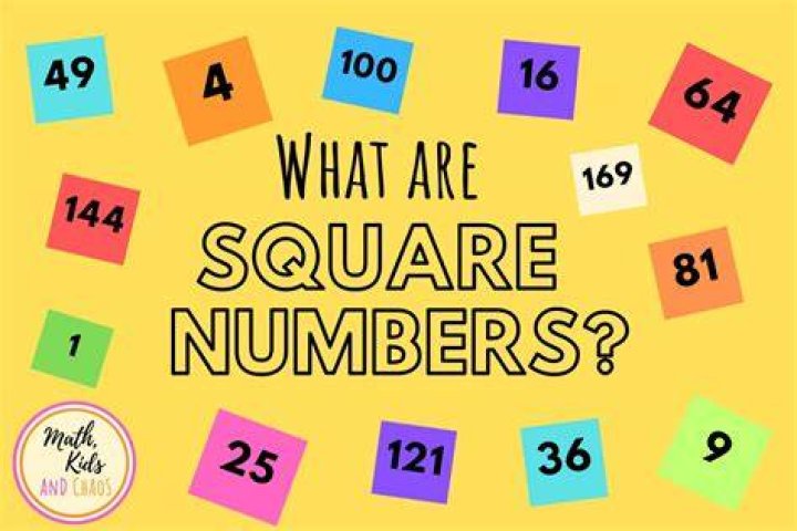 What 3 numbers make a square?