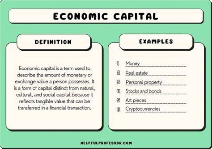 What are 5 examples of capital?
