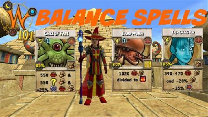 What are all the balance spells in Wizard101?