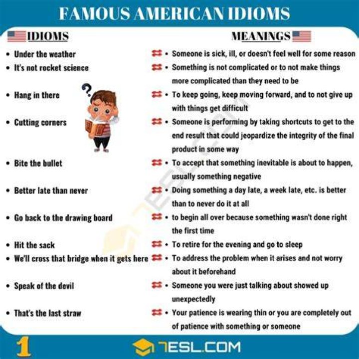 What are American idioms?