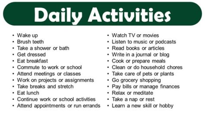 What are everyday tasks?