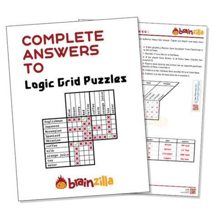 What are grid logic puzzles called?