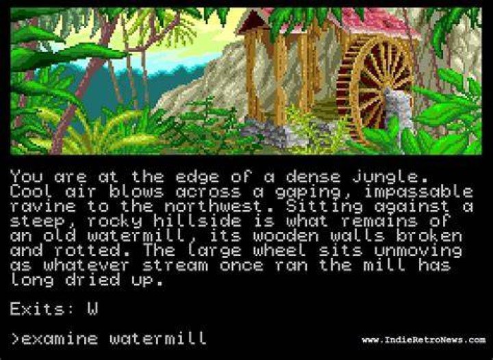 What are old text-based games called?