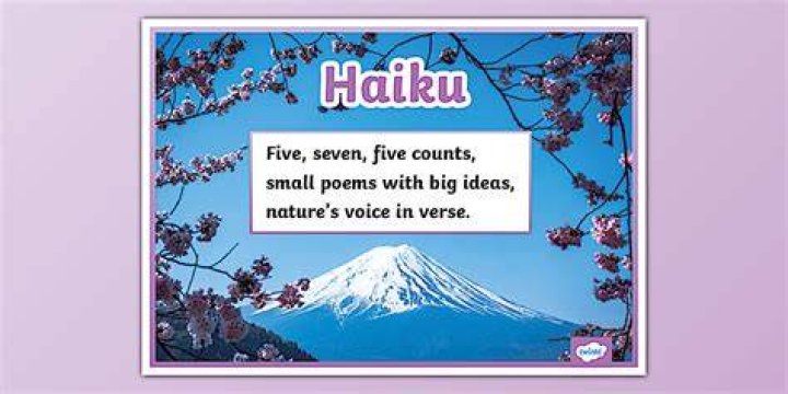 What are some famous haikus?