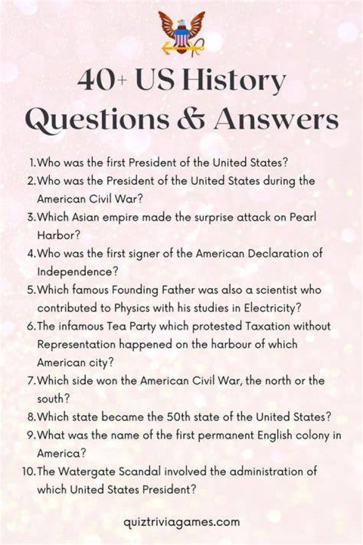 What are some good history questions?