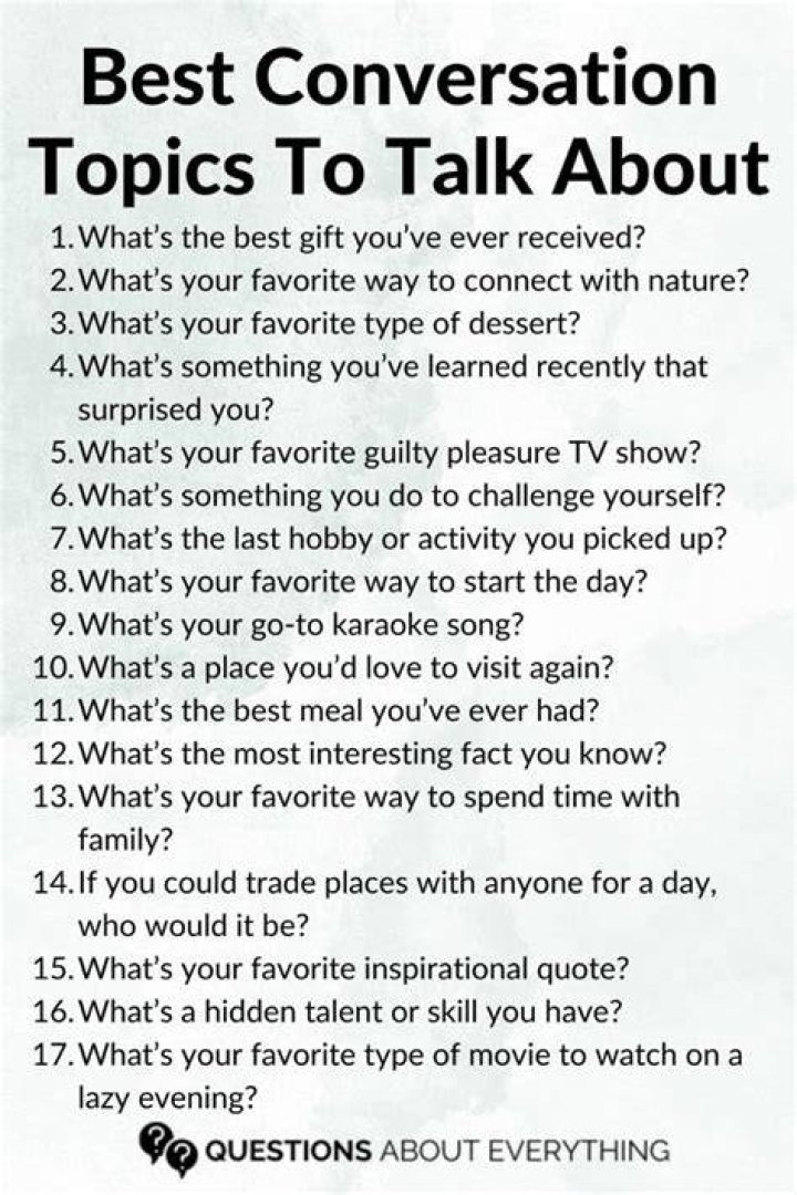 What are some good topics to read about?