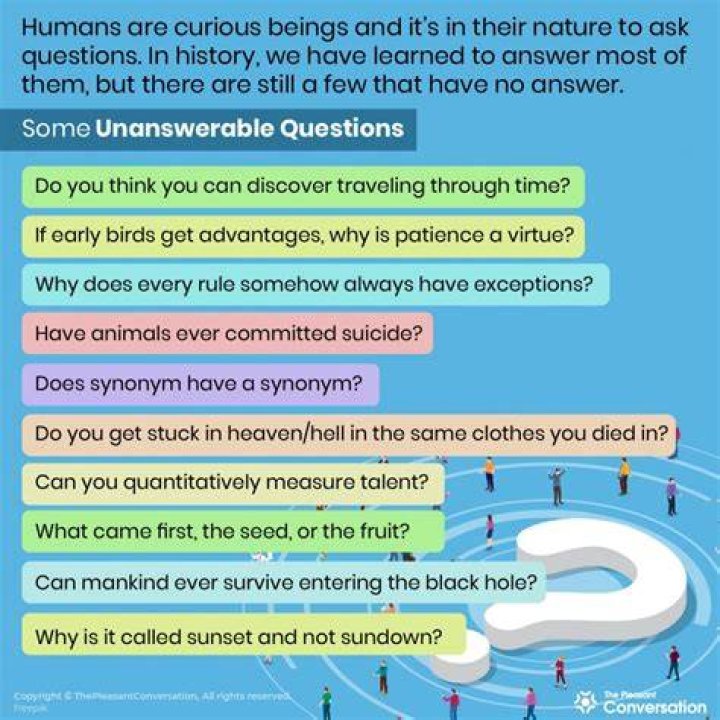What are some questions that are unanswerable?