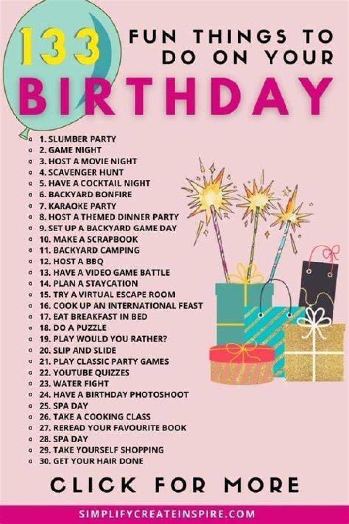 What are some things you can do today?